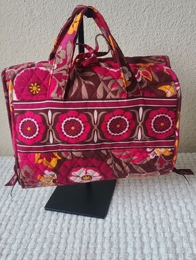 Vera Bradley Quilted Floral Weekender Bag Travel Bag